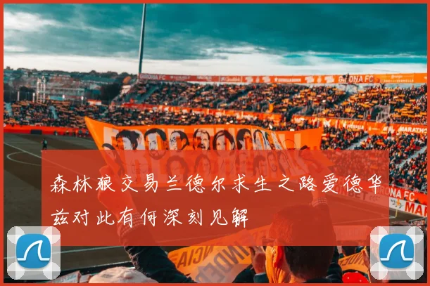 森林狼交易兰德尔求生之路爱德华兹对此有何深刻见解